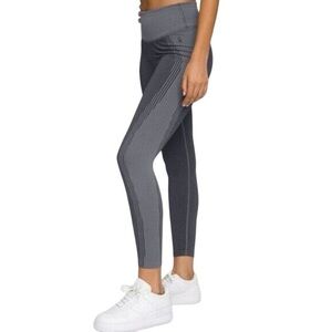 Good‎ American Contour Ribbed Seamless High Rise Color-block Leggings Size xxs